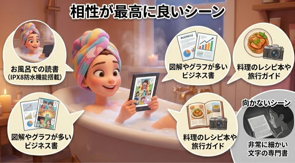 Kobo Libra Colour の向いてるシーン