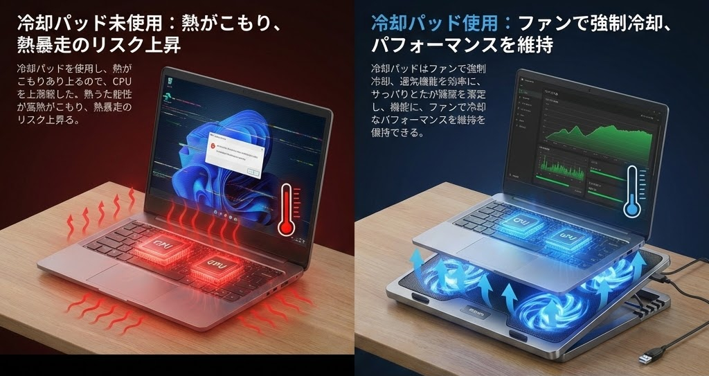 ノートパソコン冷却パッド