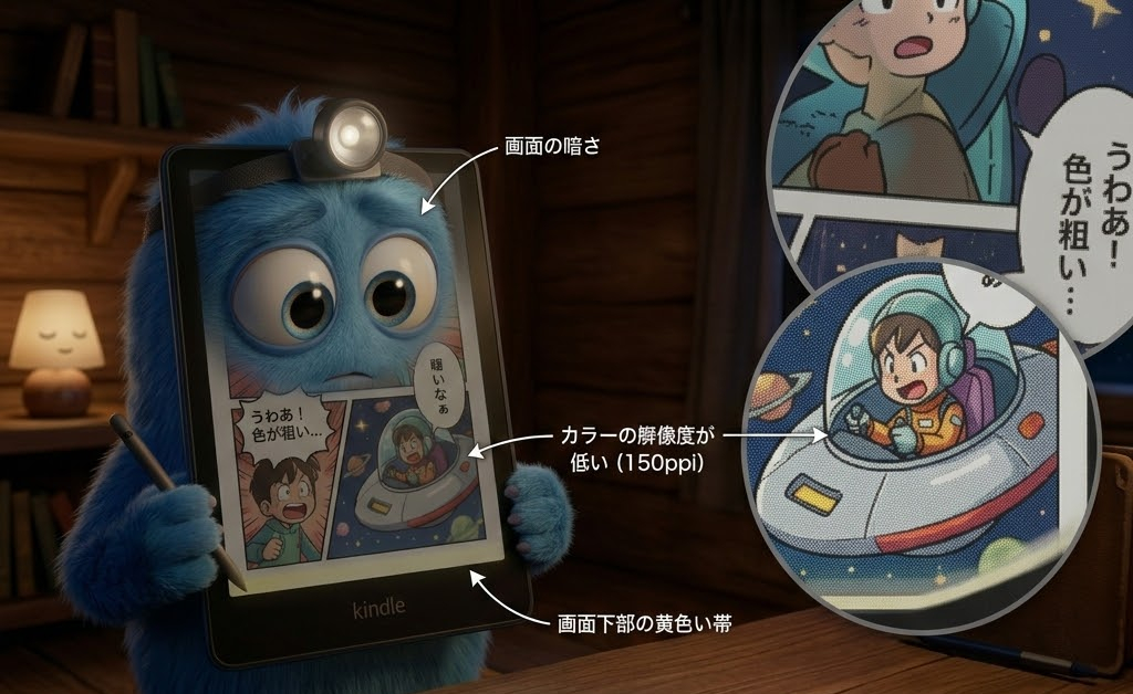 Kindle Colorsoftのデメリット