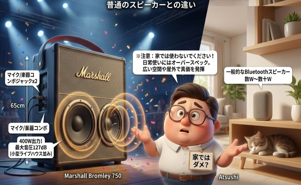 Marshall Bromley 750と普通のとの違い
