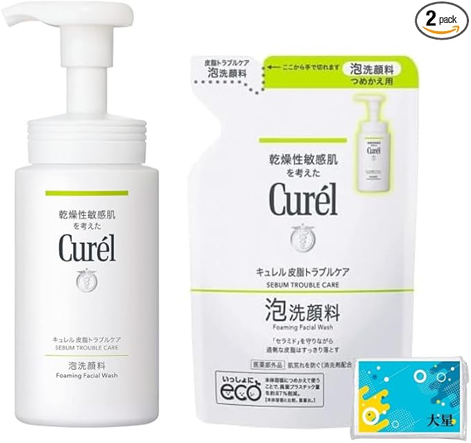 キュレル 皮脂トラブルケア 泡洗顔料本体
