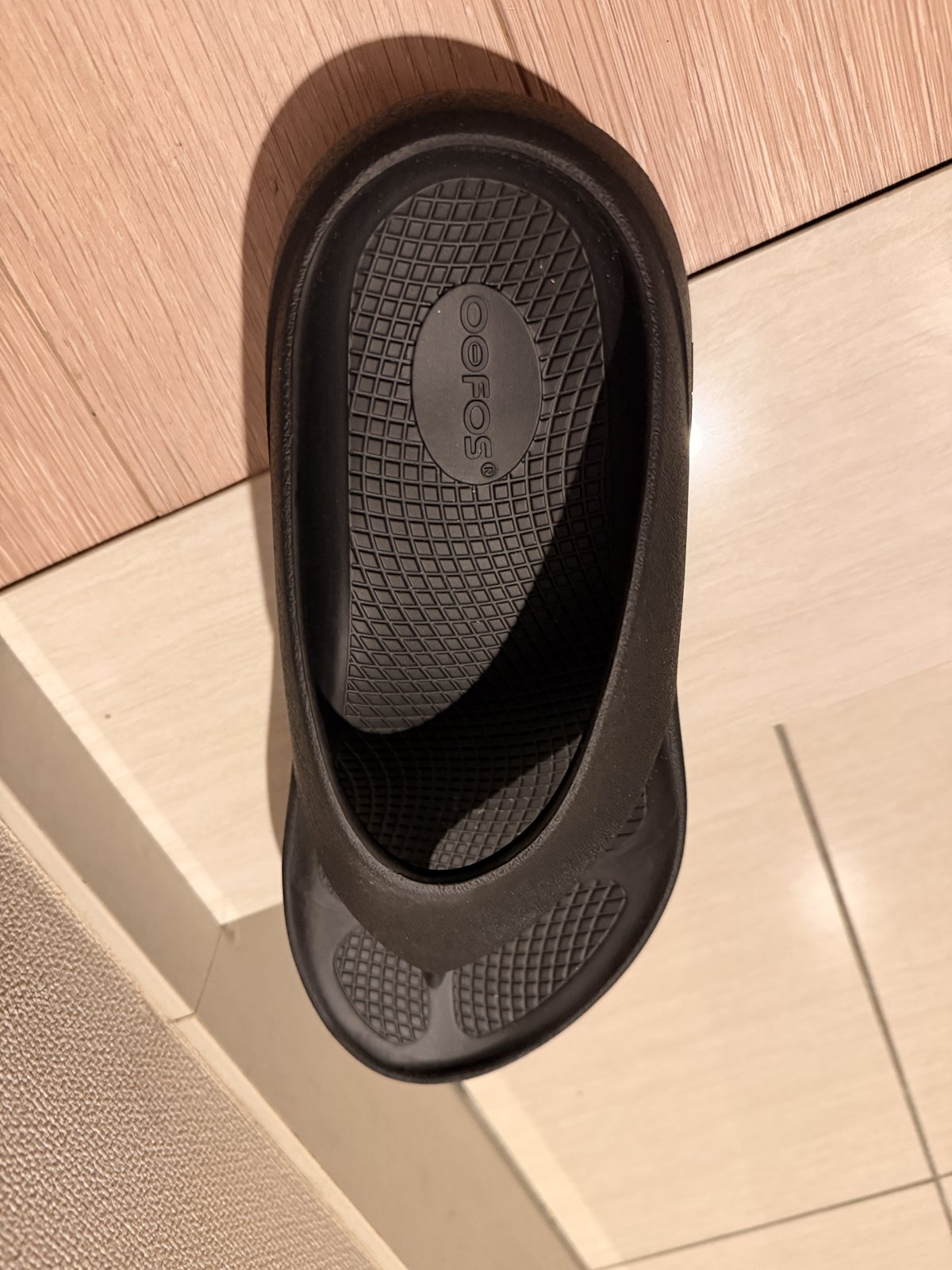 OOFOS OOriginal+PLUS の鼻緒部分