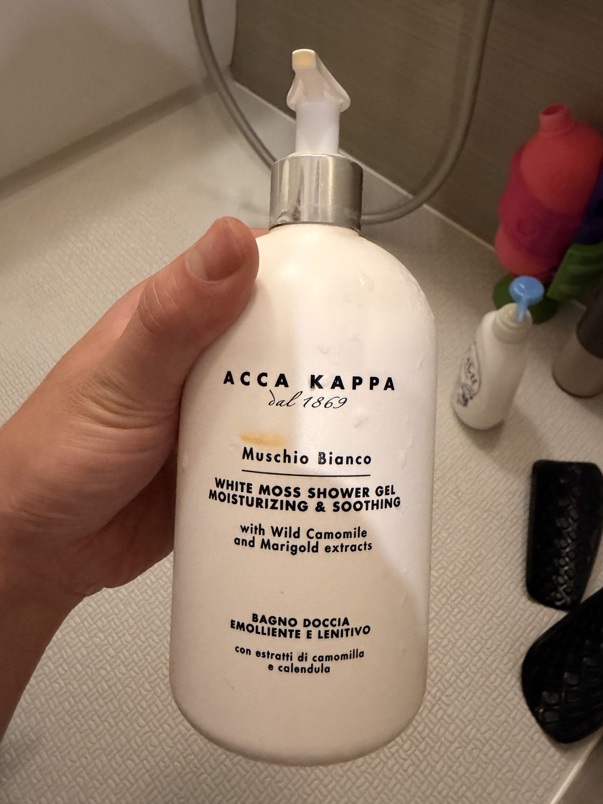 ACCA KAPPA ホワイトモス シャワージェル500ml(実物)