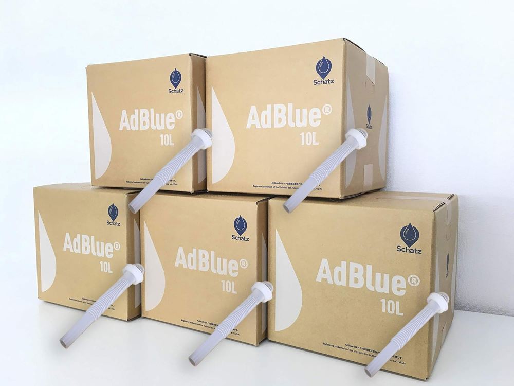アドブルー AdBlue 高品位尿素水 10L×5箱(ノズル付属・日本製)